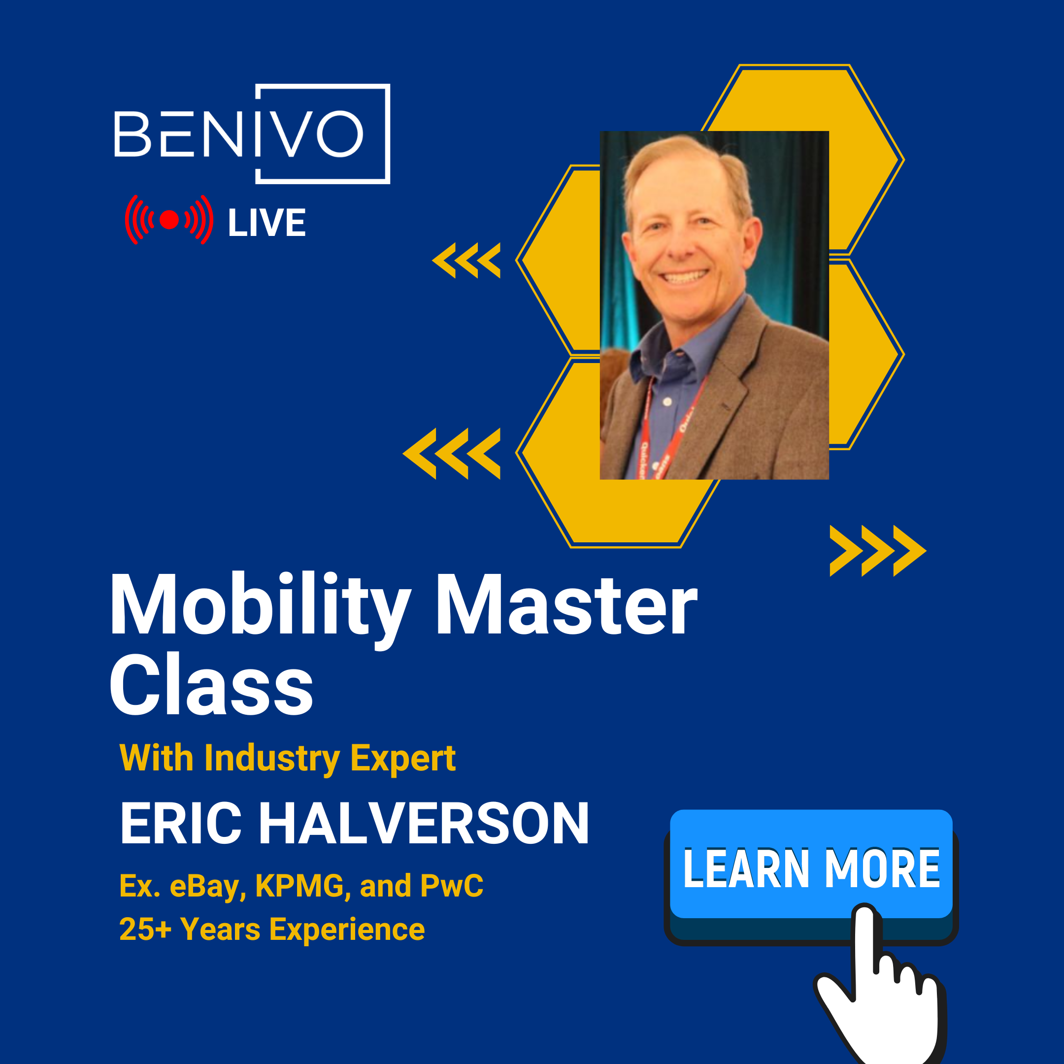 Last Chance to register for the New Mobility Master Class with Industry Expert Eric Halverson