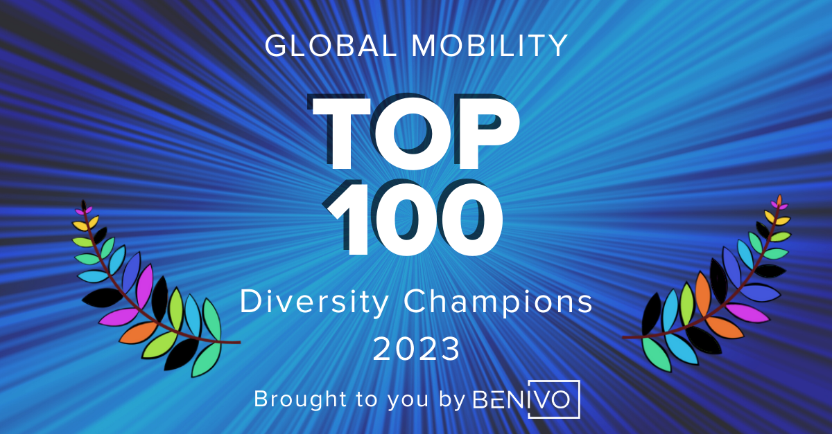 Global Mobility Top 100 Diversity Champions - Now open for nominations